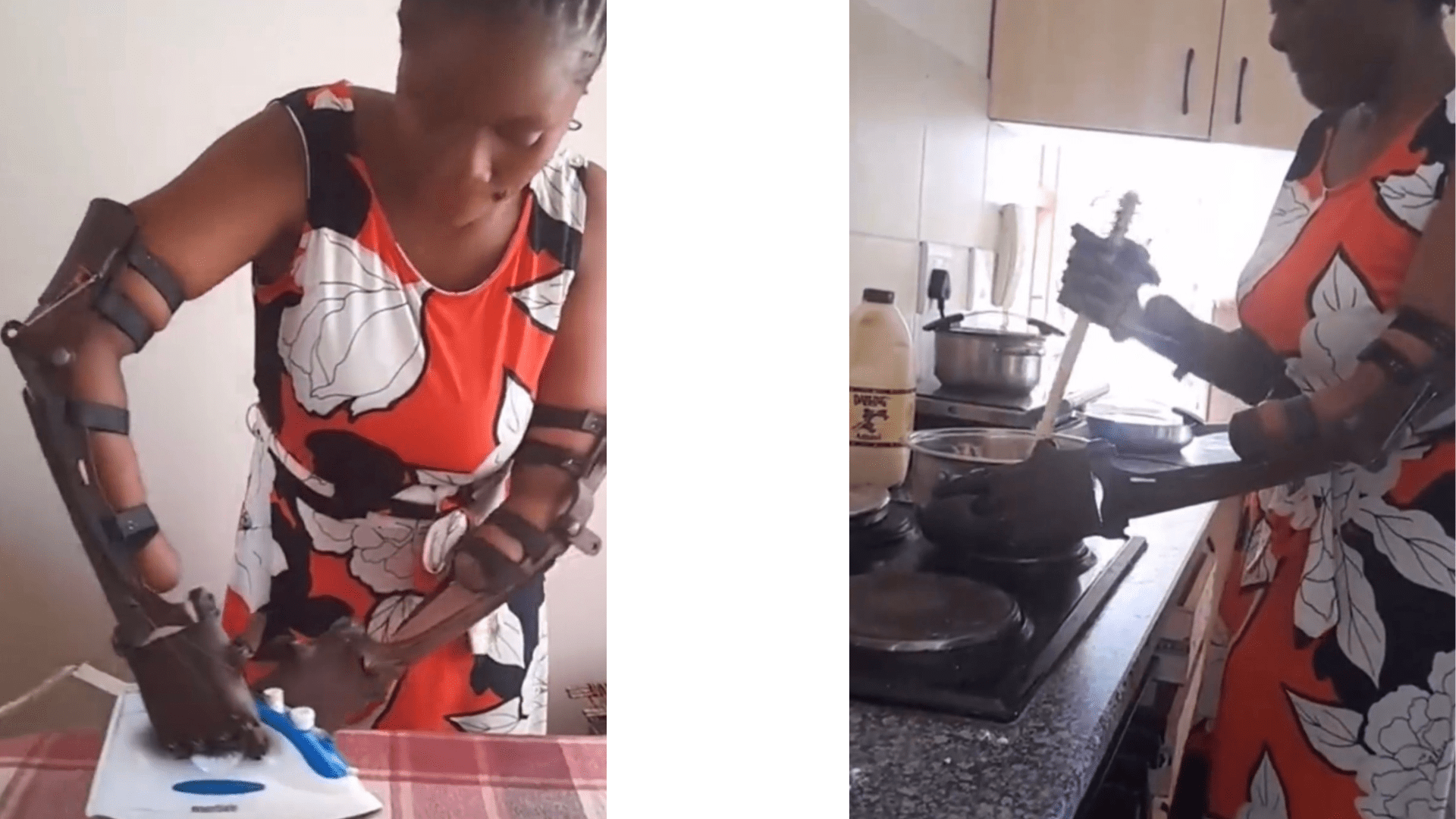 Reokeditswe utilizando sus trésdesis para planchar y cocinar