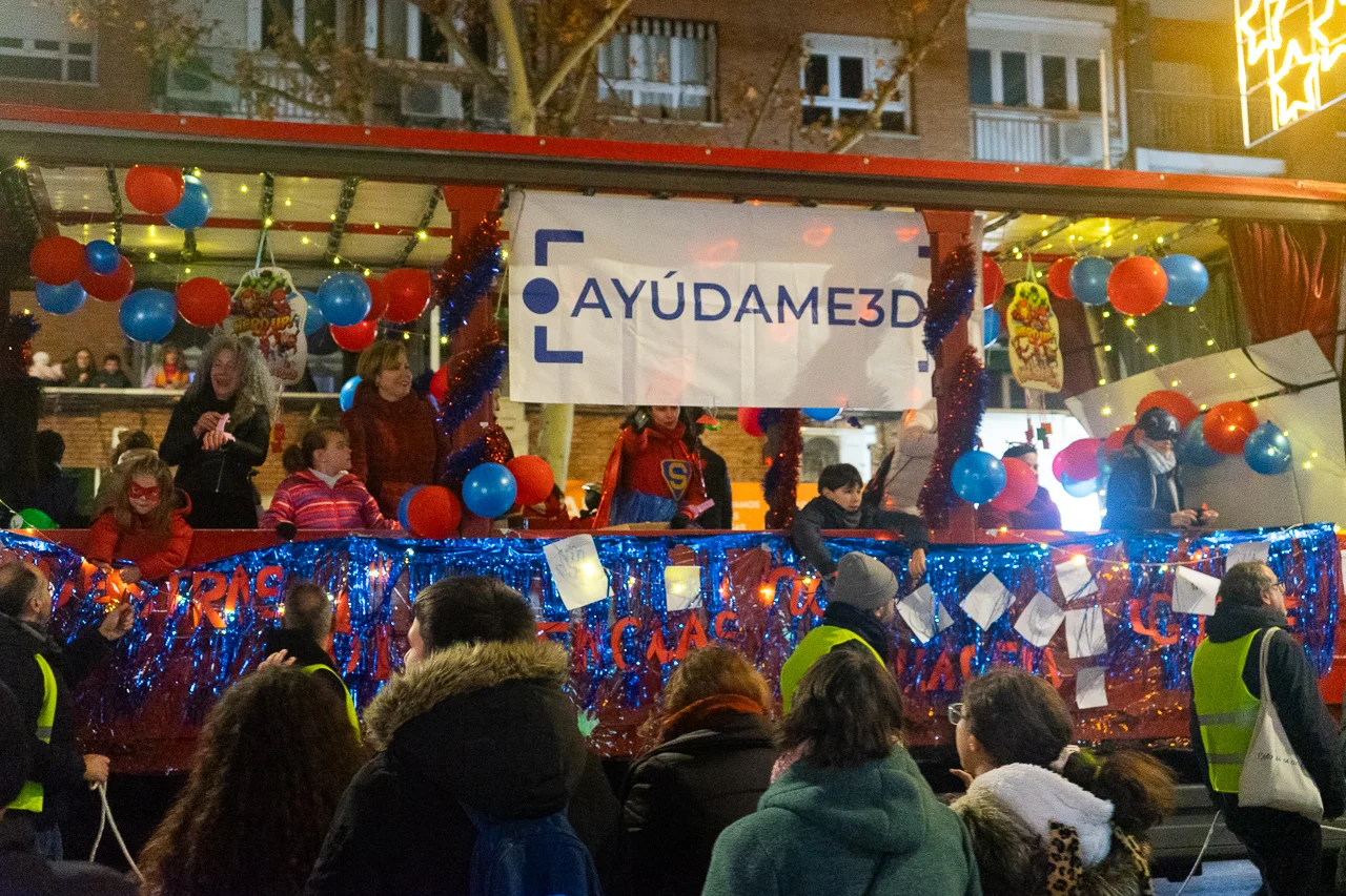Float of Ayúdame3D in the Three Kings Cavalcade